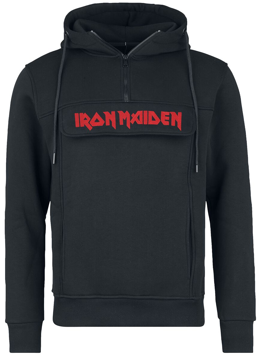 Iron Maiden Logo Kapuzenpullover schwarz in XL Iron Maiden Logo Kapuzenpullover schwarz in XL von Iron Maiden