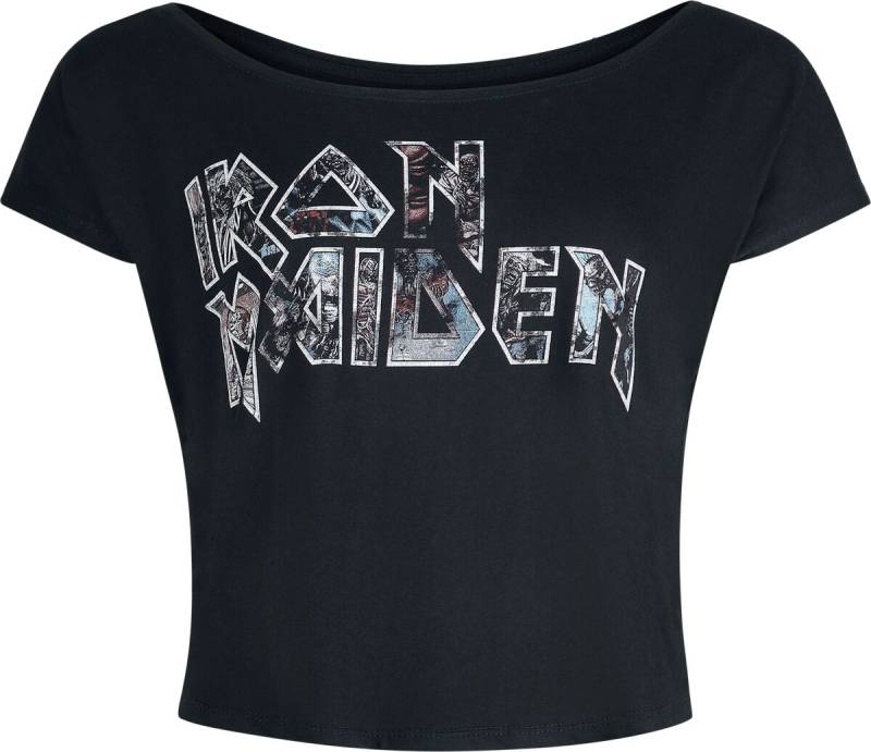 Iron Maiden Logo T-Shirt schwarz in XXL von Iron Maiden