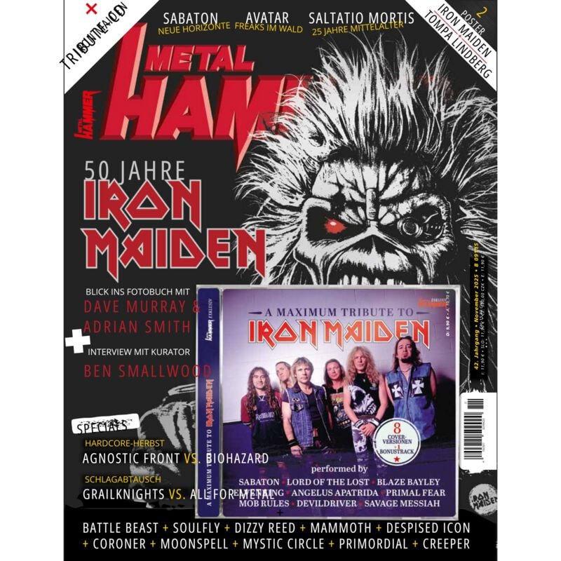 Iron Maiden Metal Hammer - Iron Maiden November 2025 Magazin multicolor Iron Maiden Metal Hammer - Iron Maiden November 2025 Magazin multicolor von Iron Maiden