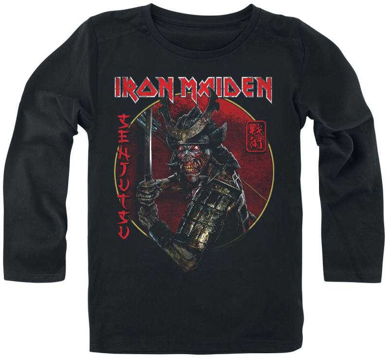 Iron Maiden Metal Kids - Senjutsu Langarmshirt schwarz in 128 von Iron Maiden