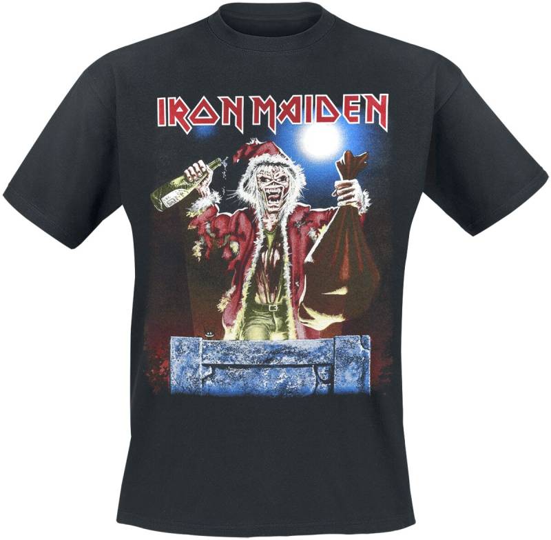 Iron Maiden No Prayer For Christmas T-Shirt schwarz in XXL von Iron Maiden
