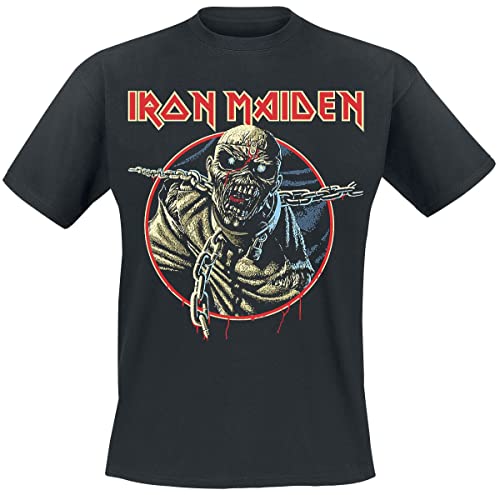 Iron Maiden POM Circle Drip Männer T-Shirt schwarz XL 100% Baumwolle Band-Merch, Bands, Nachhaltigkeit von Iron Maiden