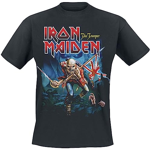 Iron Maiden POM Trooper Eddie Large Eyes Männer T-Shirt schwarz 3XL von Iron Maiden