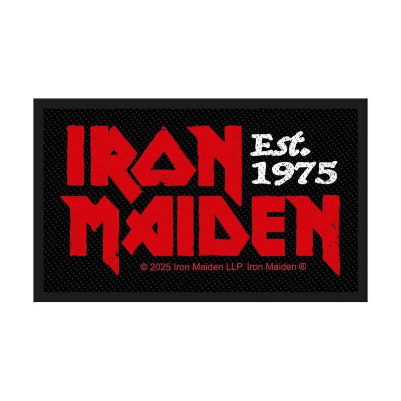 Iron Maiden Patch - Est. 1975 - multicolor  - Lizenziertes Merchandise! von Iron Maiden