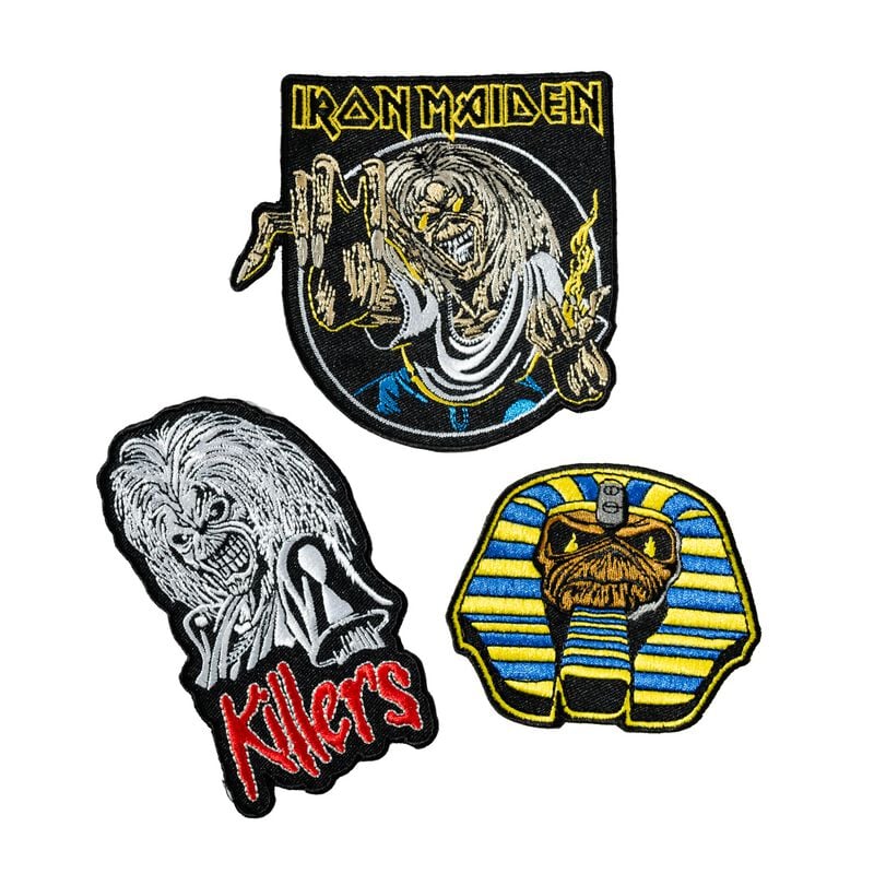 Iron Maiden Patch - Patches 5-er Set Iron Maiden   - Lizenziertes Merchandise! von Iron Maiden