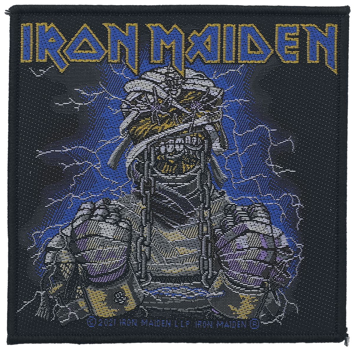 Iron Maiden Patch - Powerslave Eddie - multicolor  - Lizenziertes Merchandise! von Iron Maiden