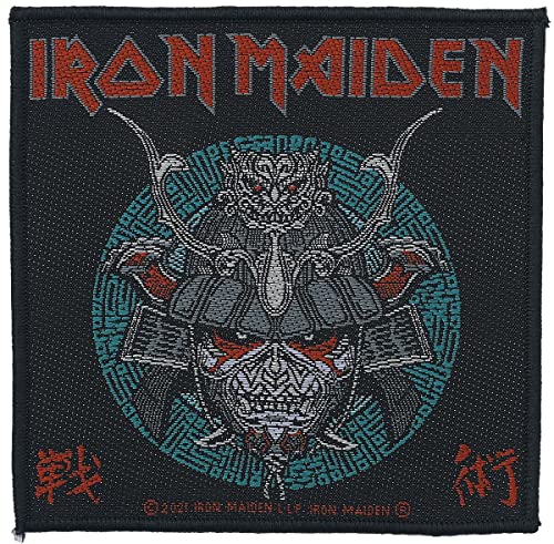 Iron Maiden Senjutsu Samurai Eddie Unisex Patch multicolor 100% Polyester Band-Merch, Bands von Iron Maiden