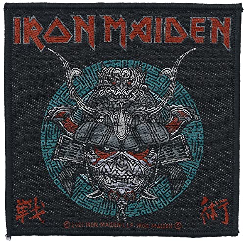 Iron Maiden Senjutsu Samurai Eddie Unisex Patch multicolor 100% Polyester Band-Merch, Bands von Iron Maiden