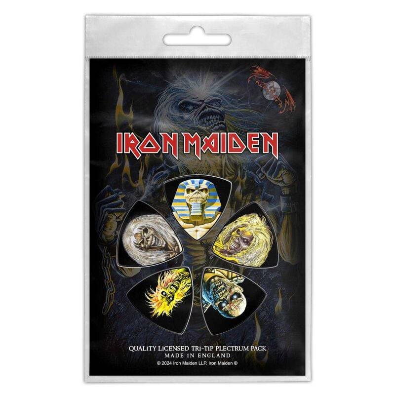 Iron Maiden Plektren-Set - Classic Albums - multicolor  - Lizenziertes Merchandise! von Iron Maiden