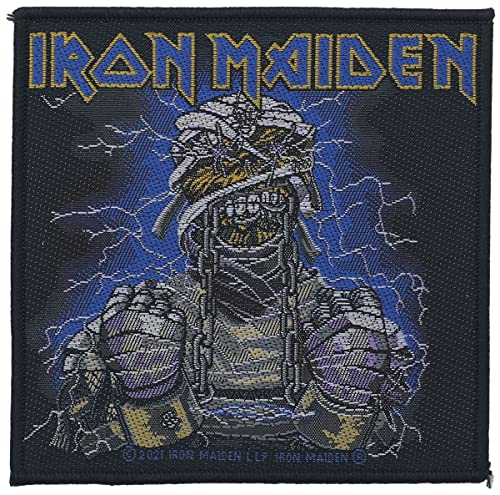 Iron Maiden Powerslave Eddie Unisex Patch multicolor 100% Polyester Band-Merch, Bands von Iron Maiden