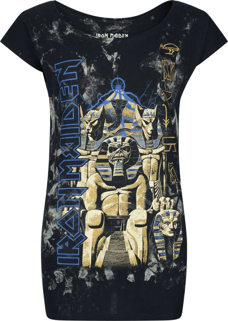 Iron Maiden Powerslave T-Shirt charcoal in XXL von Iron Maiden