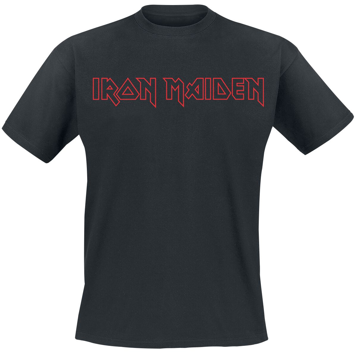 Iron Maiden Revised Logo T-Shirt schwarz in S von Iron Maiden