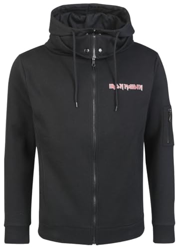 Iron Maiden Samurai Männer Kapuzenjacke schwarz M 65% Baumwolle, 35% Polyester Band-Merch, Bands von Iron Maiden