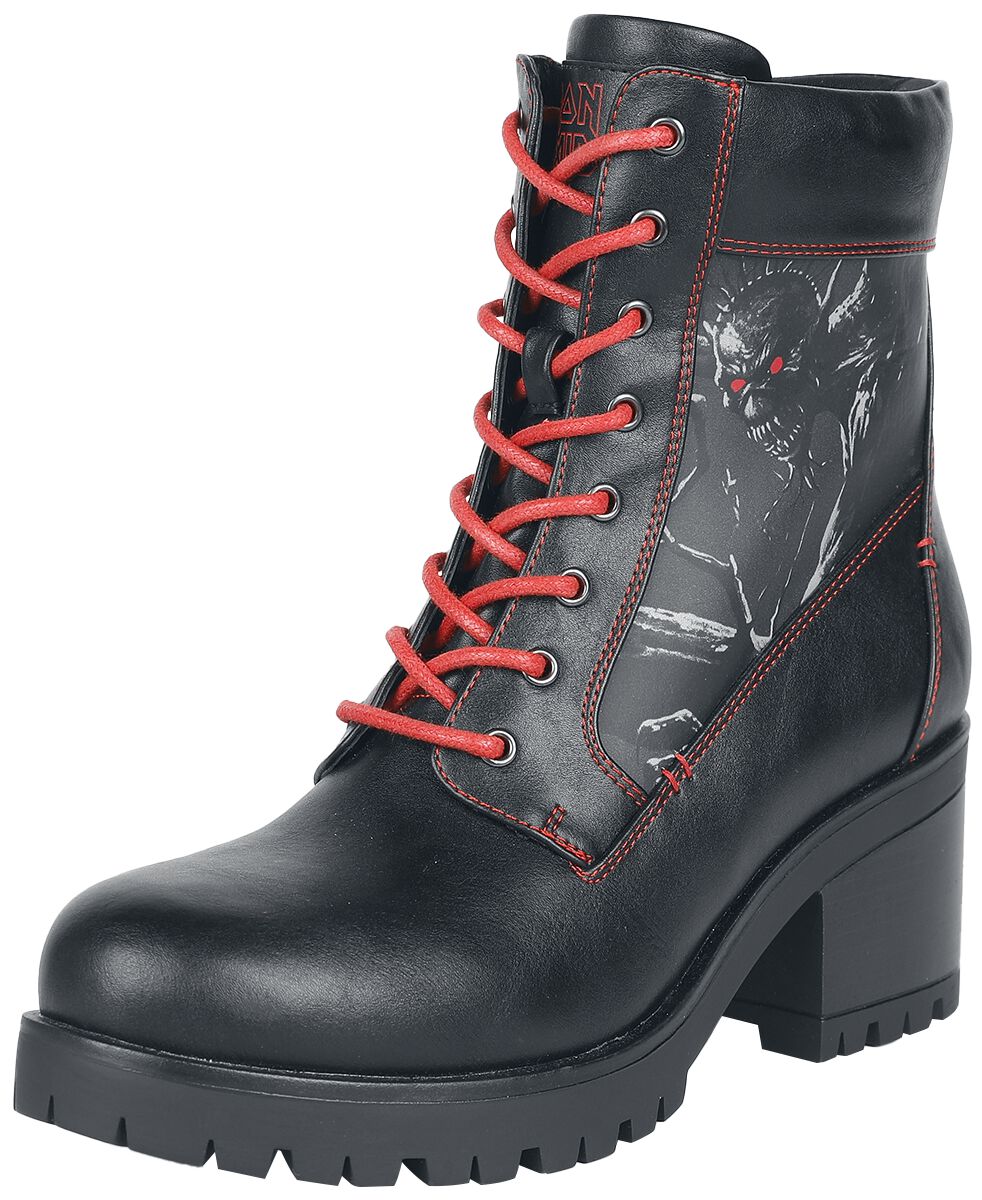 Iron Maiden Schnürstiefel - EMP Signature Collection - EU37 bis EU42 - für Damen - Größe EU37 - schwarz  - EMP exklusives Merchandise! von Iron Maiden