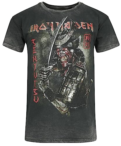 Iron Maiden Seal 23 Männer T-Shirt grau L 100% Baumwolle Band-Merch, Bands von Iron Maiden
