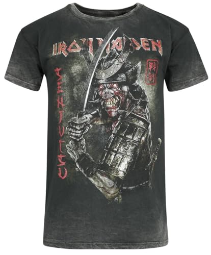 Iron Maiden Seal 23 Männer T-Shirt grau XXL 100% Baumwolle Band-Merch, Bands von Iron Maiden