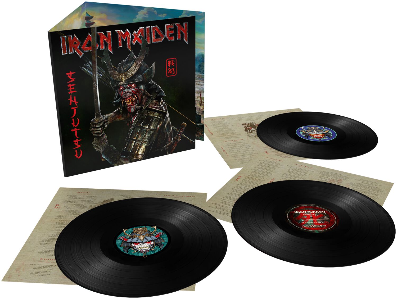 Iron Maiden Senjutsu LP schwarz von Iron Maiden