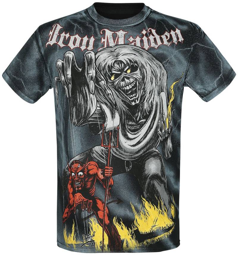 Iron Maiden Sketched Number Of The Beast Allover T-Shirt allover in L Iron Maiden Sketched Number Of The Beast Allover T-Shirt allover in L von Iron Maiden