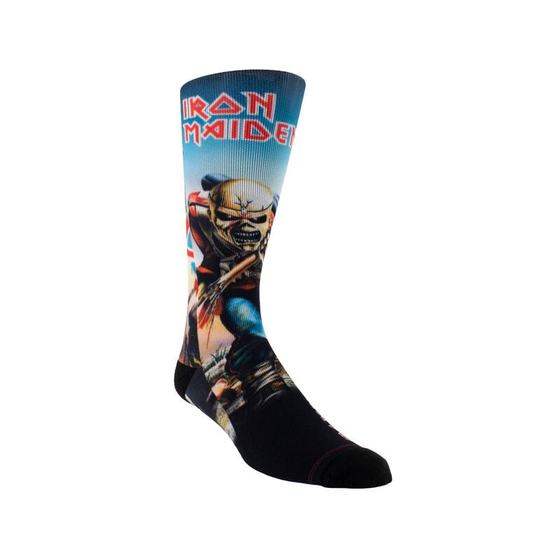 Iron Maiden Socken - Trooper - EU 40-46 - für Männer - Größe EU 40-46 - multicolor  - Lizenziertes Merchandise! von Iron Maiden