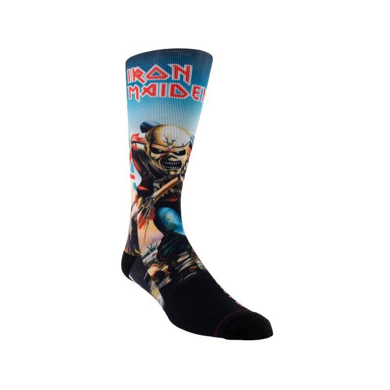 Iron Maiden Socken - Trooper - EU 40-46 - für Männer - Größe EU 40-46 - multicolor  - Lizenziertes Merchandise! von Iron Maiden