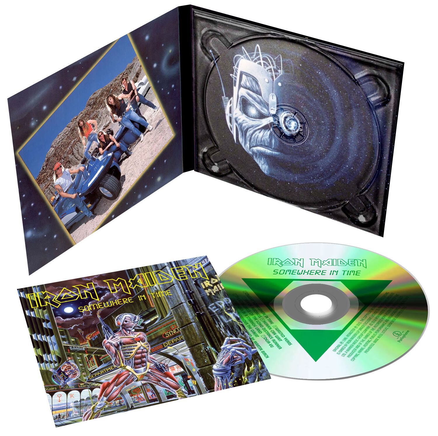 Iron Maiden Somewhere In Time CD multicolor von Iron Maiden