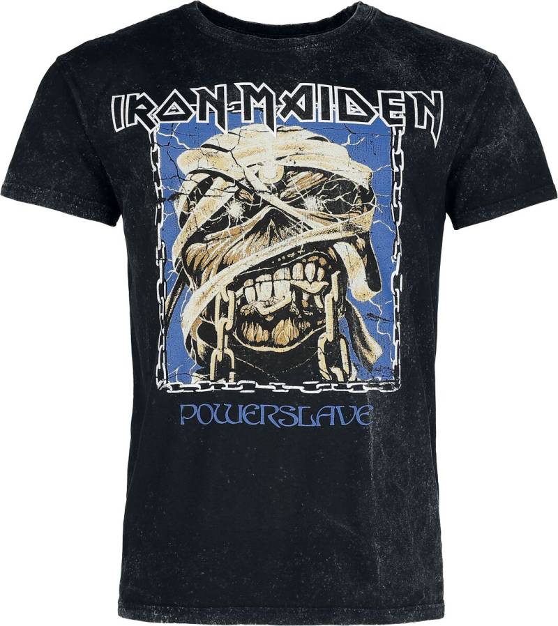 Iron Maiden Square Chain T-Shirt charcoal in L von Iron Maiden