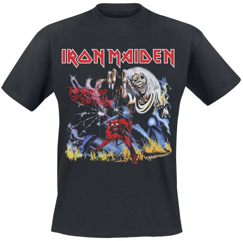 Iron Maiden Stranger Number Of The Beast T-Shirt schwarz in 3XL von Iron Maiden