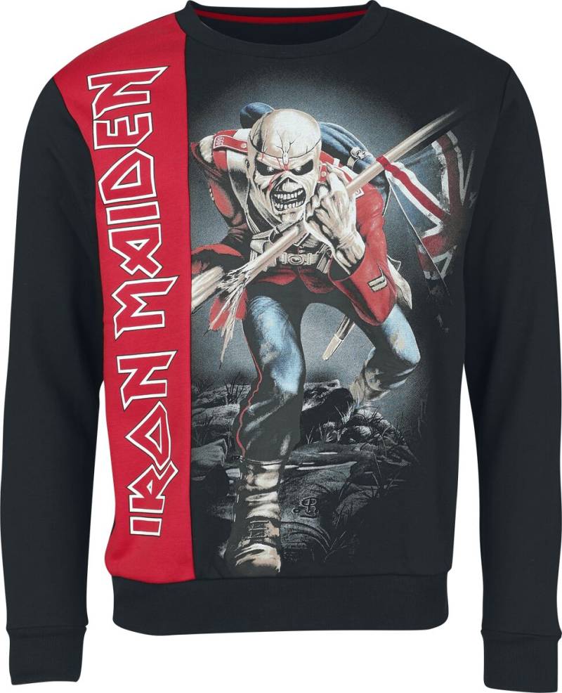 Iron Maiden Sweatshirt - EMP Signature Collection - S bis XL - für Männer - Größe M - schwarz/rot  - EMP exklusives Merchandise! von Iron Maiden
