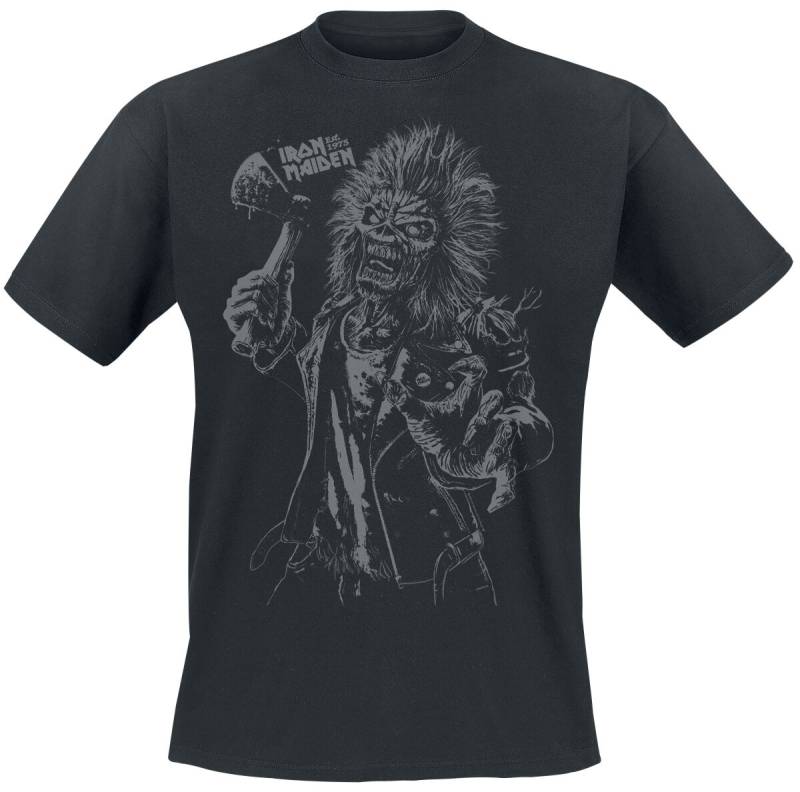 Iron Maiden T-Shirt - Axe Eddie - S bis 4XL - für Männer - Größe L - schwarz  - Lizenziertes Merchandise! Iron Maiden T-Shirt - Axe Eddie - S bis 4XL - für Männer - Größe L - schwarz  - Lizenziertes Merchandise! von Iron Maiden