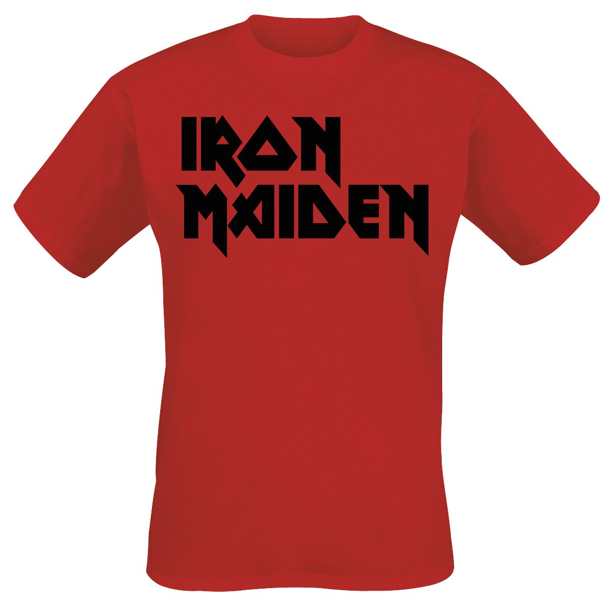 Iron Maiden T-Shirt - Classic Logo - M bis 3XL - für Männer - Größe XXL - rot  - Lizenziertes Merchandise! von Iron Maiden