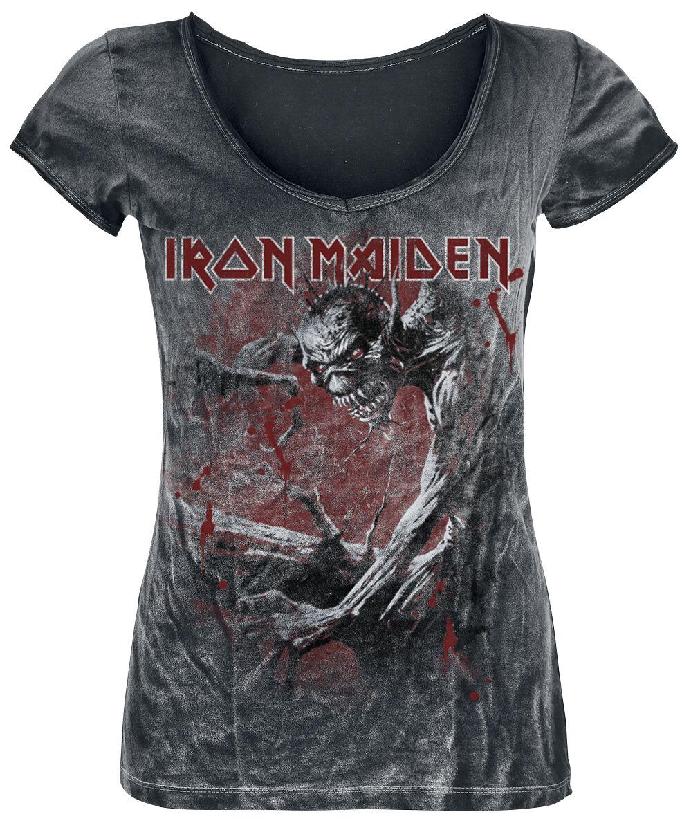 Iron Maiden T-Shirt - Fear Of The Dark Vintage - S bis 4XL - für Damen - Größe XXL - schwarz/used look  - EMP exklusives Merchandise! von Iron Maiden