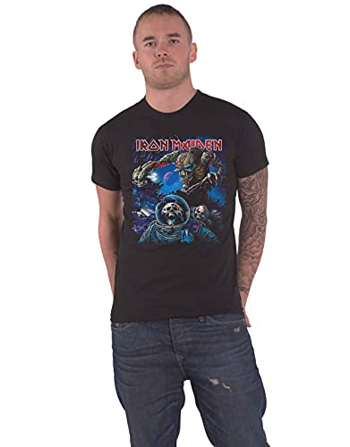 Iron Maiden T Shirt Final Frontier Band Logo Nue offiziell Herren Schwarz M von Iron Maiden