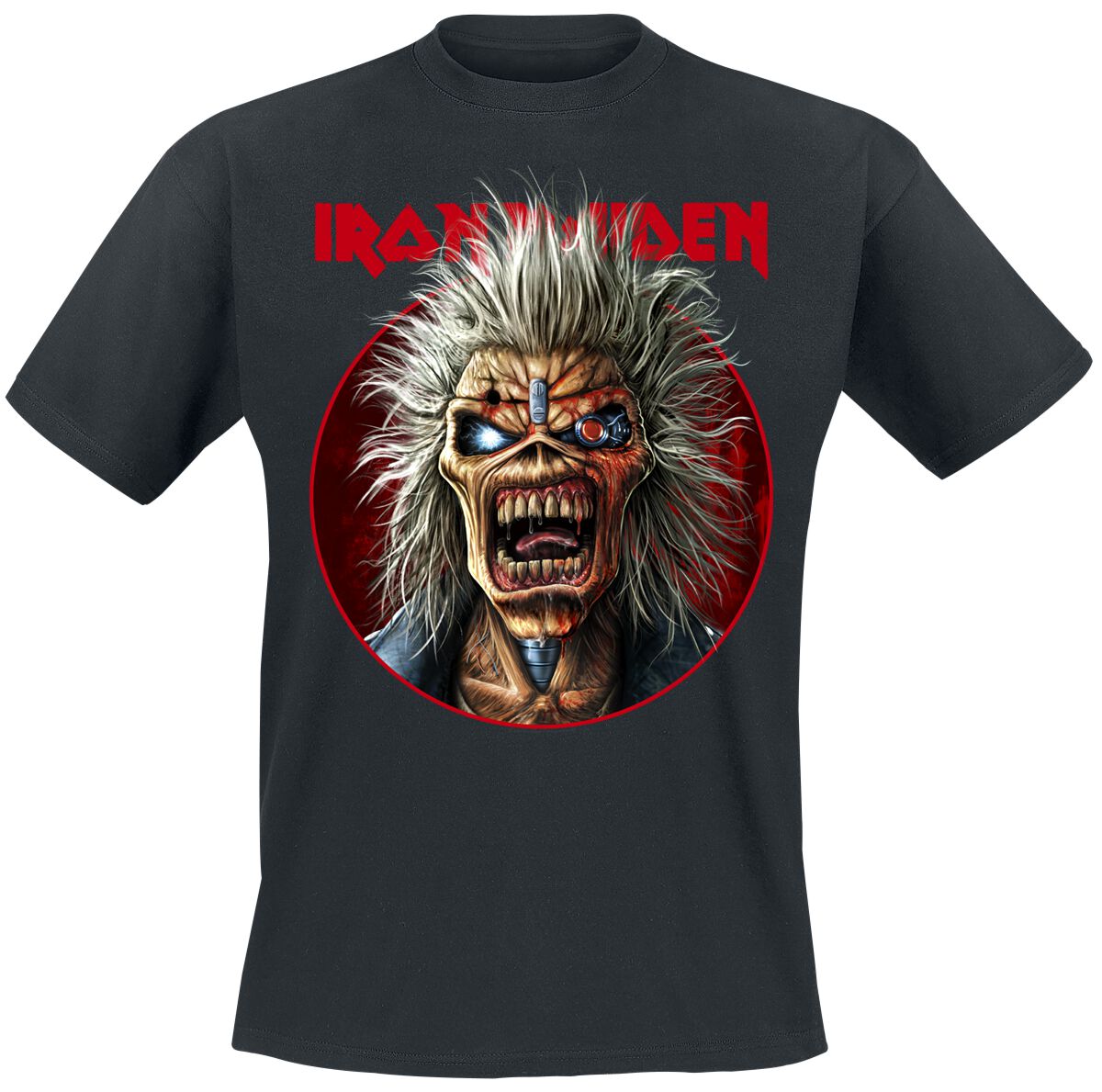 Iron Maiden T-Shirt - Portrait Ed Crop Circle - S bis 4XL - für Männer - Größe M - schwarz - Lizenziertes Merchandise! Iron Maiden T-Shirt - Portrait Ed Crop Circle - S bis 4XL - für Männer - Größe M - schwarz - Lizenziertes Merchandise! von Iron Maiden