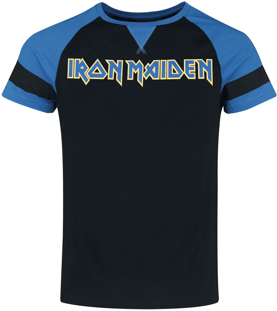 Iron Maiden T-Shirt - S bis XXL - für Männer - Größe L - schwarz/blau  - EMP exklusives Merchandise! von Iron Maiden