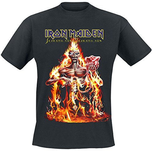 Iron Maiden T Shirt Seventh Son Album Band Logo Offiziell Herren Nue von Iron Maiden