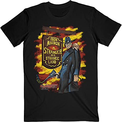 Iron Maiden T Shirt Stranger In A Strange Land Tour Nue offiziell Herren Schwarz von Iron Maiden