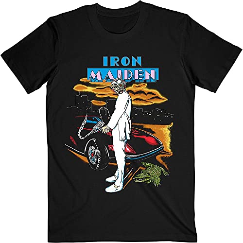 Iron Maiden T Shirt Vice is Nice Florida 87 Tour Nue offiziell Herren Schwarz XL von Iron Maiden