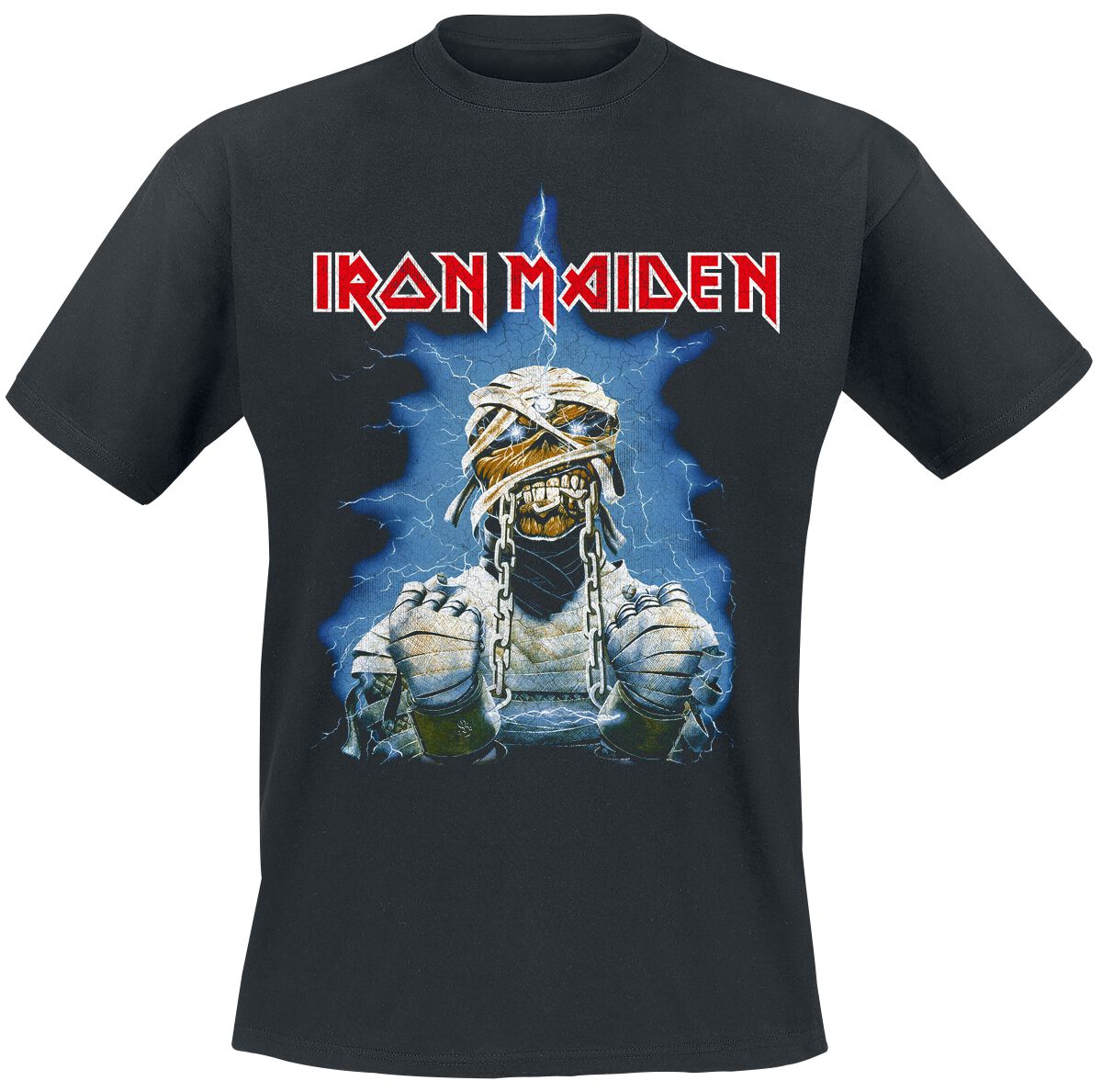Iron Maiden T-Shirt - World Slavery Tour 1984-1985 - S bis M - für Männer - Größe S - schwarz  - Lizenziertes Merchandise! Iron Maiden T-Shirt - World Slavery Tour 1984-1985 - S bis M - für Männer - Größe S - schwarz  - Lizenziertes Merchandise! von Iron Maiden