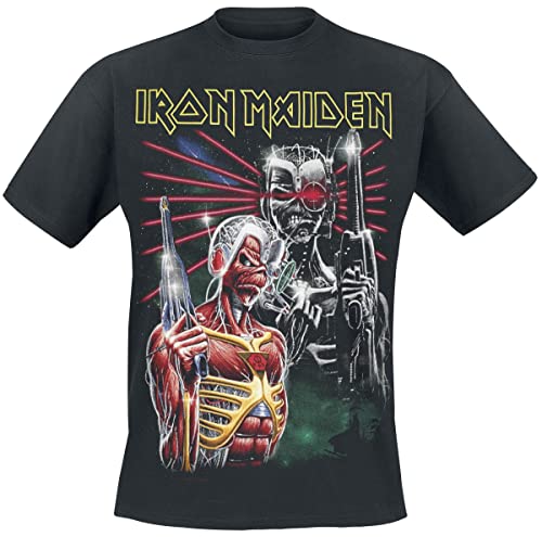 Iron Maiden Terminate Männer T-Shirt schwarz L 100% Baumwolle Band-Merch, Bands von Iron Maiden