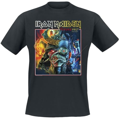 Iron Maiden The Future Past Tour Art 2023 Square Männer T-Shirt schwarz XXL von Iron Maiden