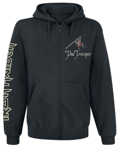 Iron Maiden The Trooper Flag Männer Kapuzenjacke schwarz XL von Iron Maiden