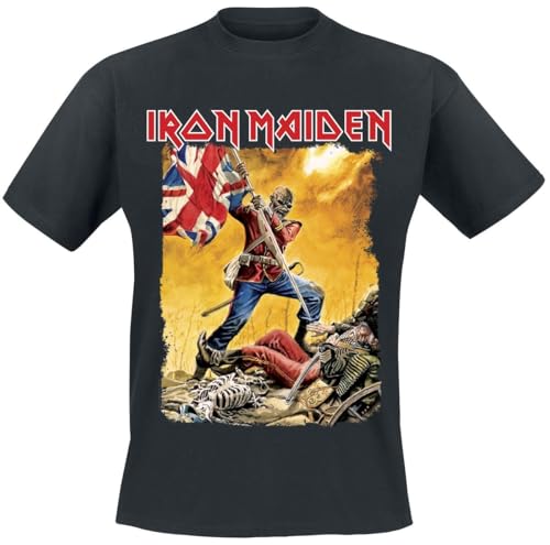 Iron Maiden The Trooper Z2 Männer T-Shirt schwarz L 100% Baumwolle Band-Merch, Bands, Nachhaltigkeit von Iron Maiden
