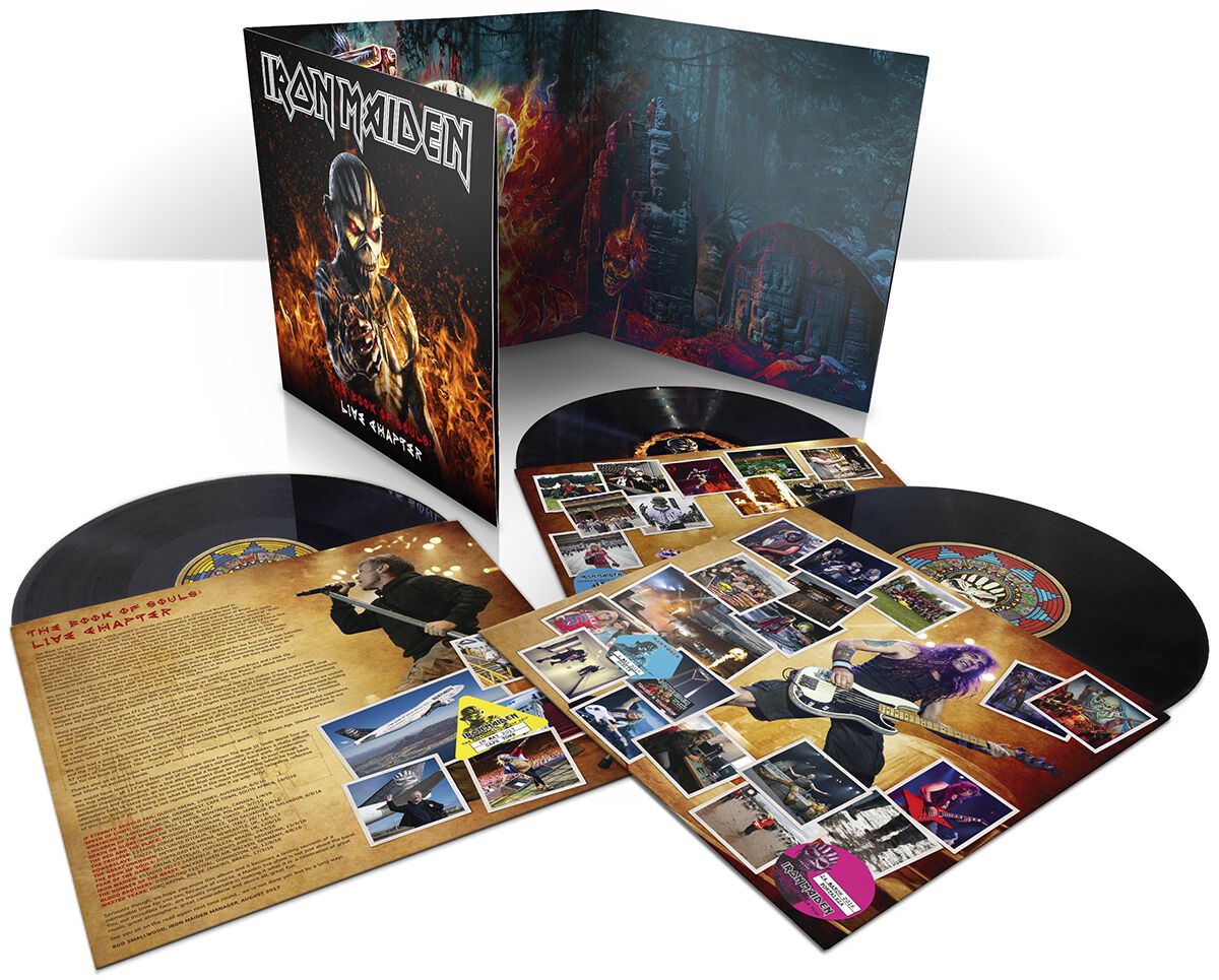 Iron Maiden The book of souls: Live chapter LP multicolor von Iron Maiden