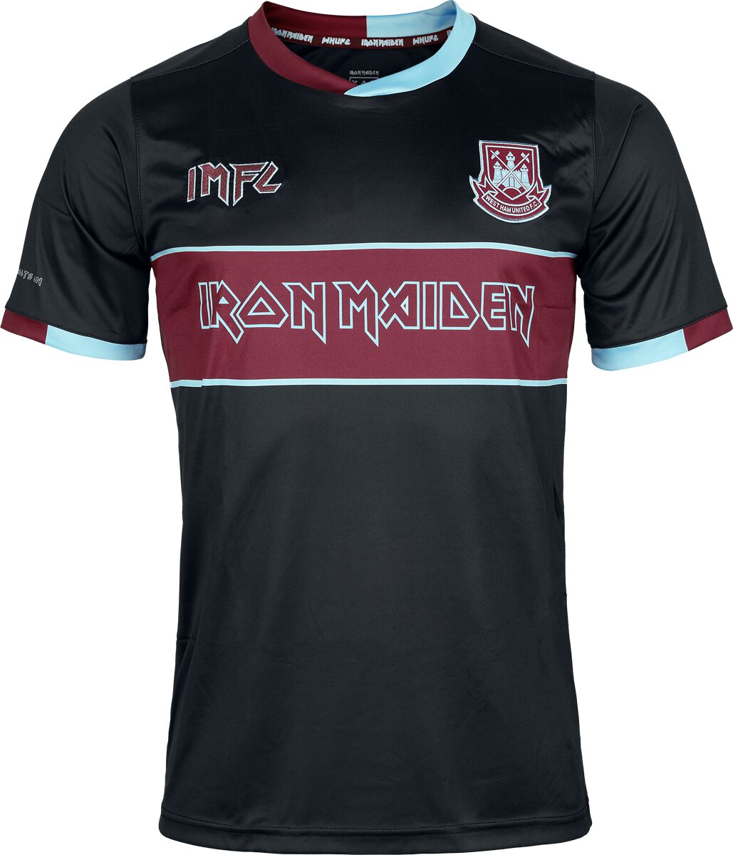 Iron Maiden Trikot - IMFC West Ham Jersey - S bis 5XL - Größe 3XL - schwarz - Lizenziertes Merchandise! Iron Maiden Trikot - IMFC West Ham Jersey - S bis 5XL - Größe 3XL - schwarz - Lizenziertes Merchandise! von Iron Maiden