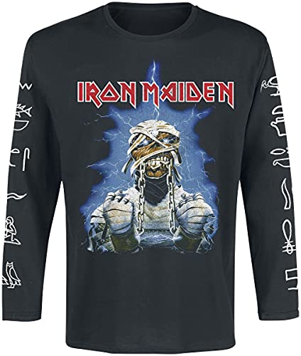 Iron Maiden World Slavery Tour Männer Langarmshirt schwarz S 100% Baumwolle Band-Merch, Bands von Iron Maiden