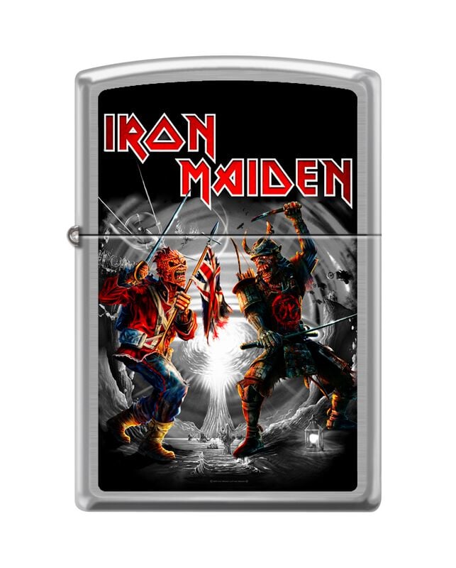 Iron Maiden Zippo - Brushed Chrome Feuerzeug multicolor von Iron Maiden