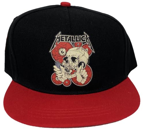 Rock Off Officially Licensed Products Metallica The Shortest Straw Rot Eyes Snapback Baseball Cap One Size von Iron Maiden