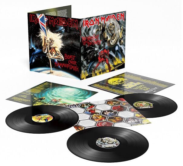 The number of the beast / Beast over Hammersmith von Iron Maiden - 3-LP (Gatefold) von Iron Maiden