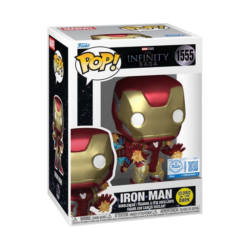 Iron Man Iron Man (Glow in the Dark) Vinyl Figur 1555 Funko Pop! multicolor von Iron Man