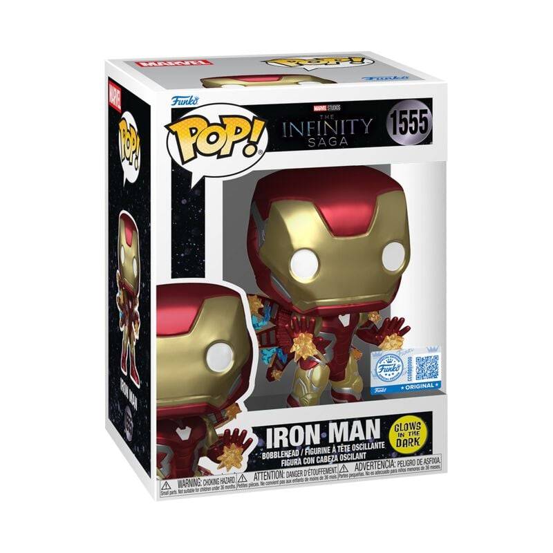 Iron Man Iron Man (Glow in the Dark) Vinyl Figur 1555 Funko Pop! multicolor von Iron Man